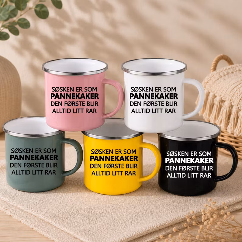 Søsken er som pannekaker..