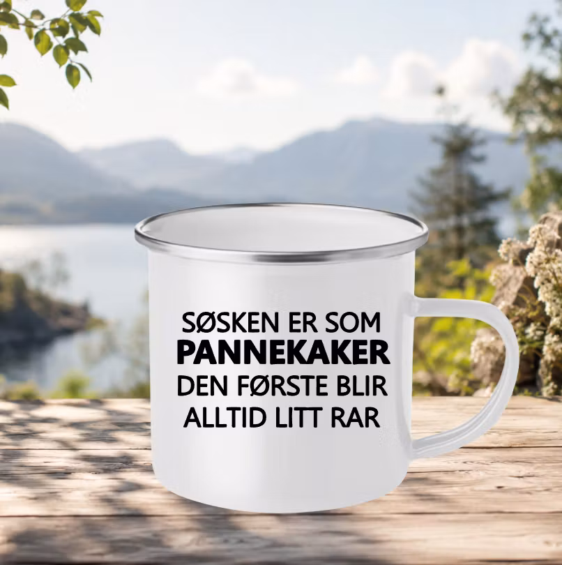 Søsken er som pannekaker..
