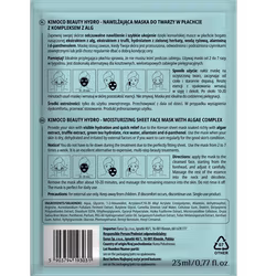 Kimoco beauty mask Hydro- Algae Complex Sheet Mask