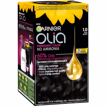 GARNIER OLIA  0.1 Deep Black- Hårfarge