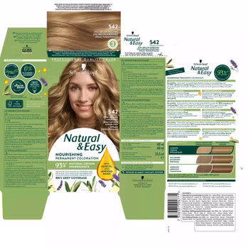 Schwarzkopf Natural & Easy Hair Color -542 Askblond