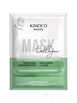 Kimoco beauty mask Collagen + Aloe - Smoothing & Regenerating Sheet Mask
