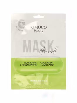 Kimoco beauty mask Collagen + Avokado - Nourishing & Regenerating Sheet Mask
