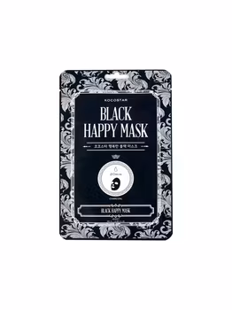 KOCOSTAR - BLACK HAPPY SHEET MASK