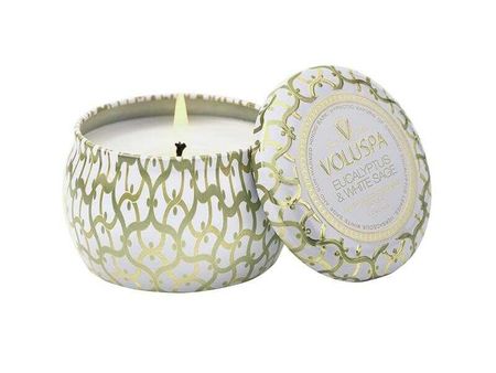 Voluspa Mini Tin Candle - EUCALYPTUS & WHITE SAGE