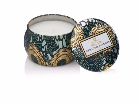 Voluspa Petite Decorative Tin Candle - French Cade Lavender
