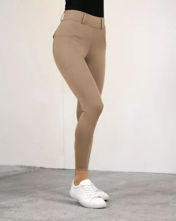 Loui Active Leggings, Mørk beige