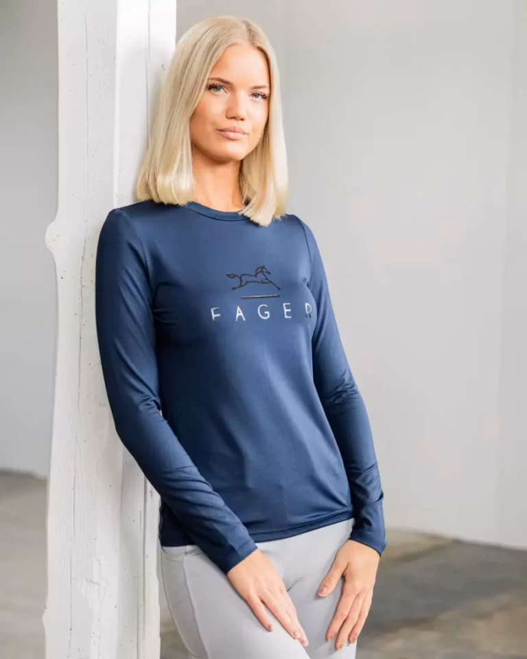 Fager Fia Long Sleeve, marine