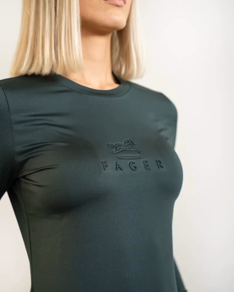 Fager Ida Long Sleeve, mørk grønn