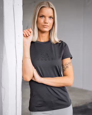 Fager Ida Short sleeve T-skjorte, mørk grå