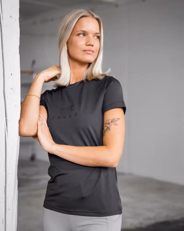 Fager Ida Short sleeve T-skjorte, mørk grå