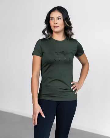 Fager Fia Short sleeve T-skjorte, mørk grønn