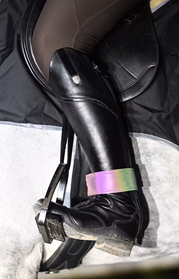 Beinrefleks Rainbow m/spenne