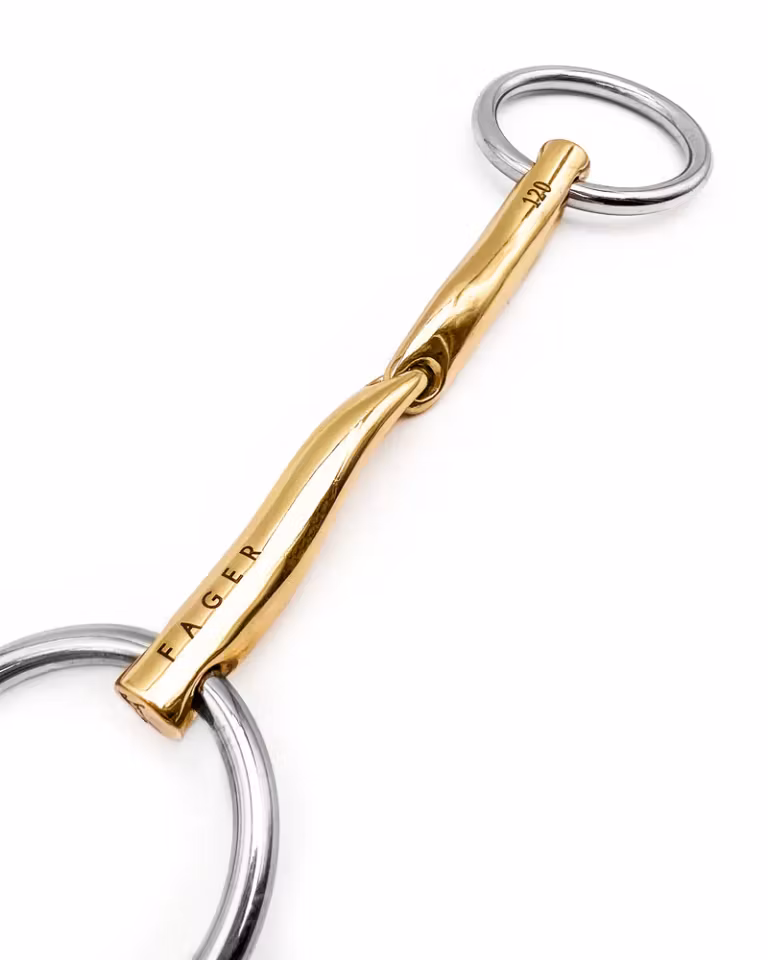 ELIN SWEET GOLD BRIDONG LØS RING - THB Equestrian