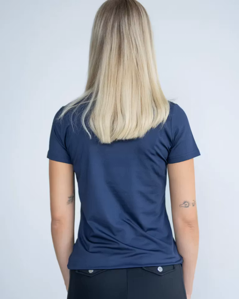 Fager Ida Short sleeve T-skjorte, marine