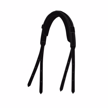 CATAGO Gentle neckpiece m/padding, sort