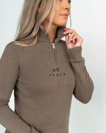 Fager Kim half-zip genser, beige