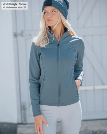 Fager Vera Full-zip sport sweater, isblå