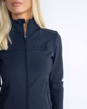 Fager Vera Full-zip sport sweater, marine