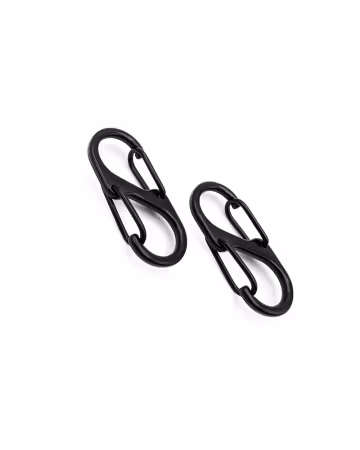 Fager Hurtigklips, Easy Clasp, til hakekjede. Sort