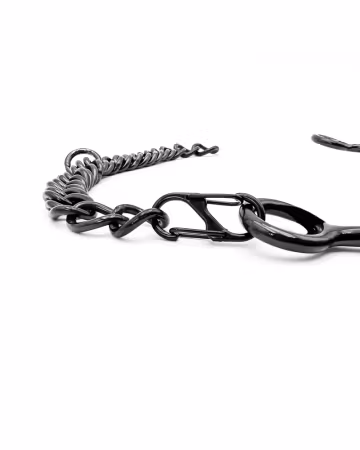 Fager Hurtigklips, Easy Clasp, til hakekjede. Sort