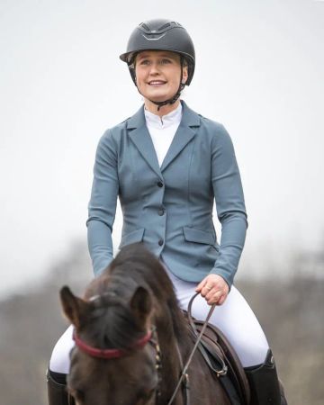 Fager Jessica Stevnejakke, isblå