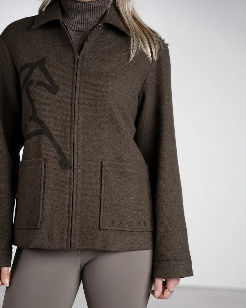 Fager Frida Harrington jakke, Espresso