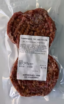 Lammburgare ört & vitlök- 95 kr/förpackning