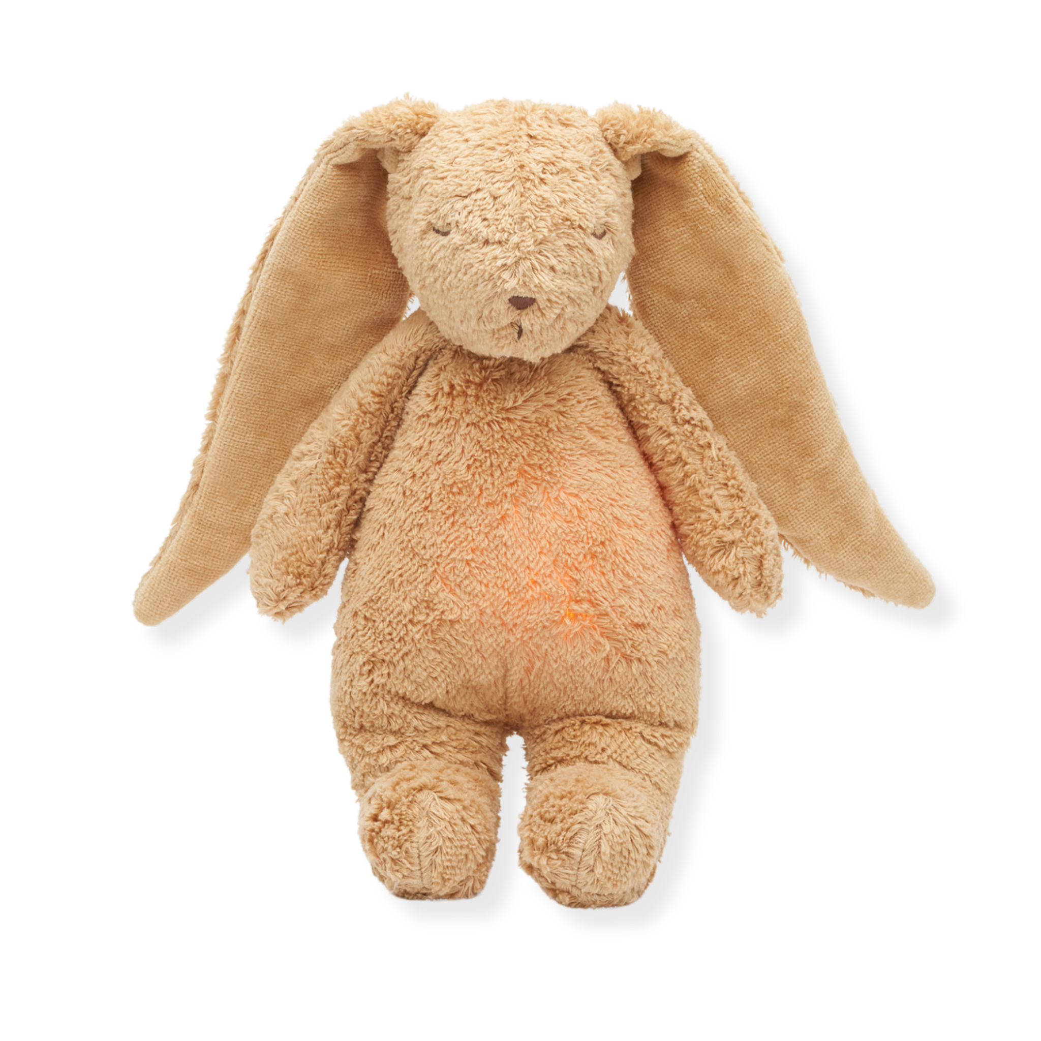 Moonie The Organic Humming Bunny Kanin med lampa och ljud Cappucchino