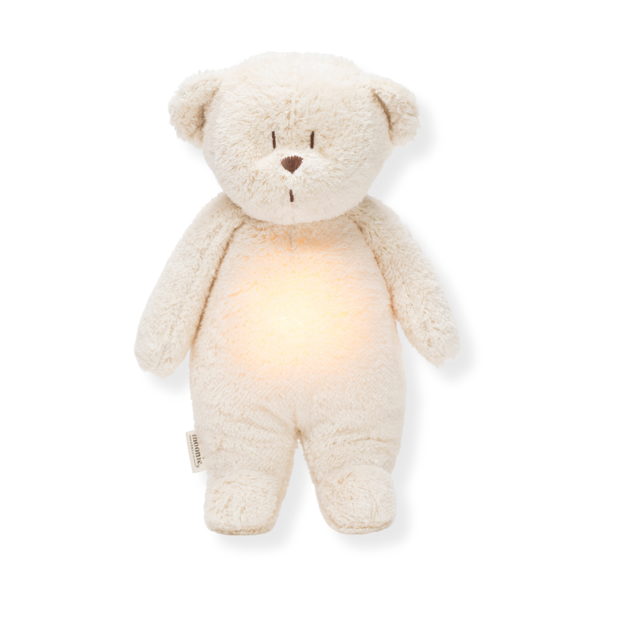 Moonie 2.0 The Organic Humming Bear Nalle med lampa och ljud Polar
