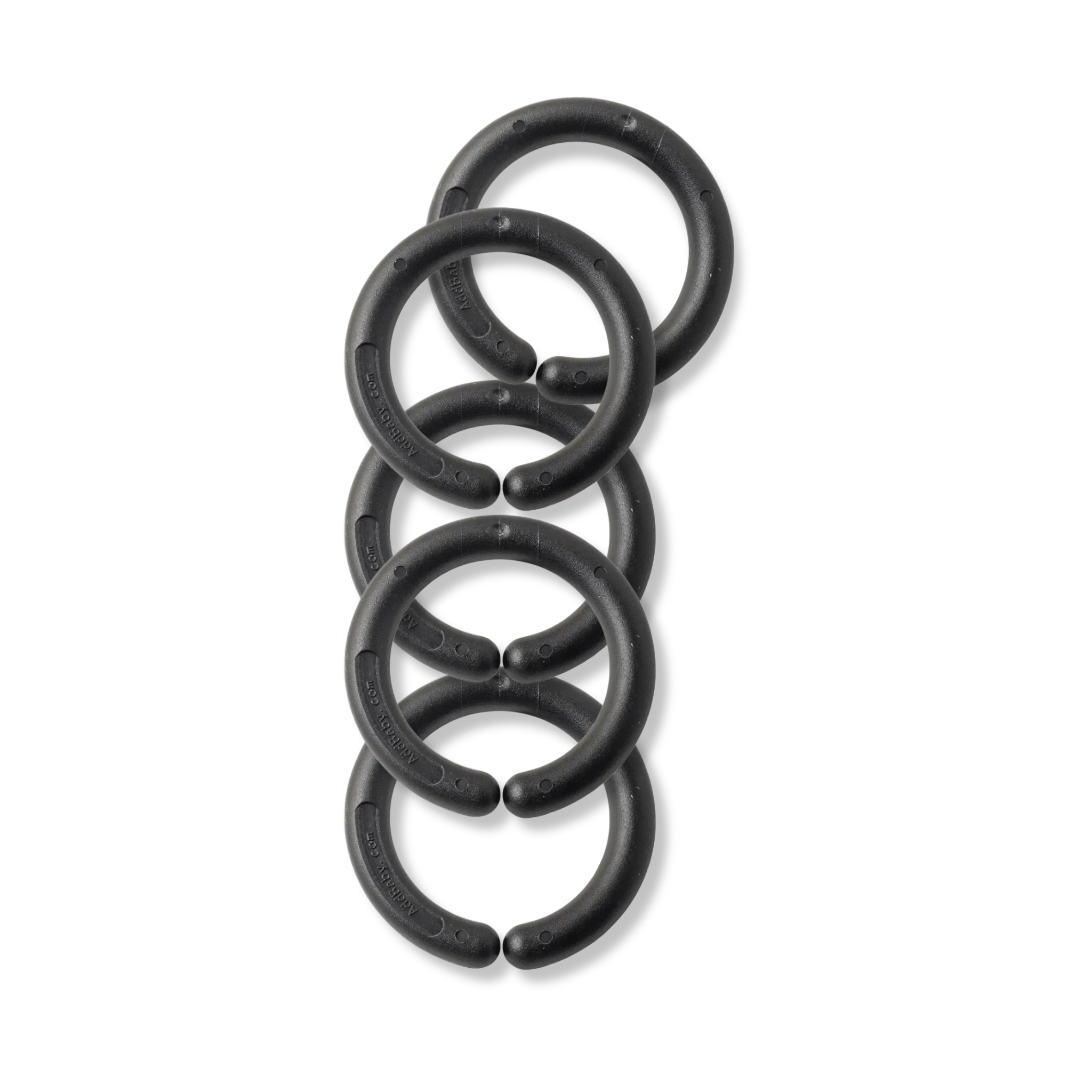 AddBaby Barnvagnsringar 5-pack Svart