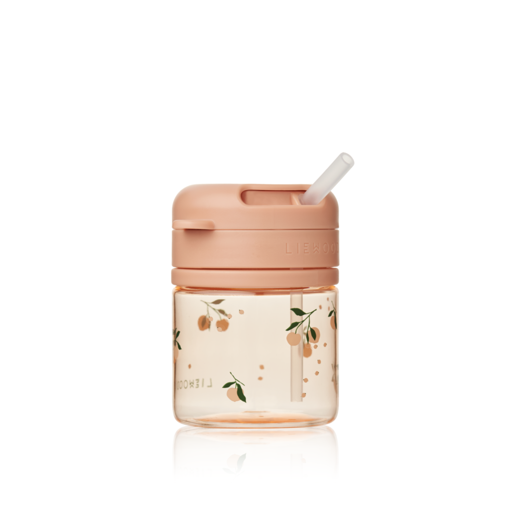 Liewood Pavia Tritan Sugrörsmugg 280 ml Peach/Sea shell