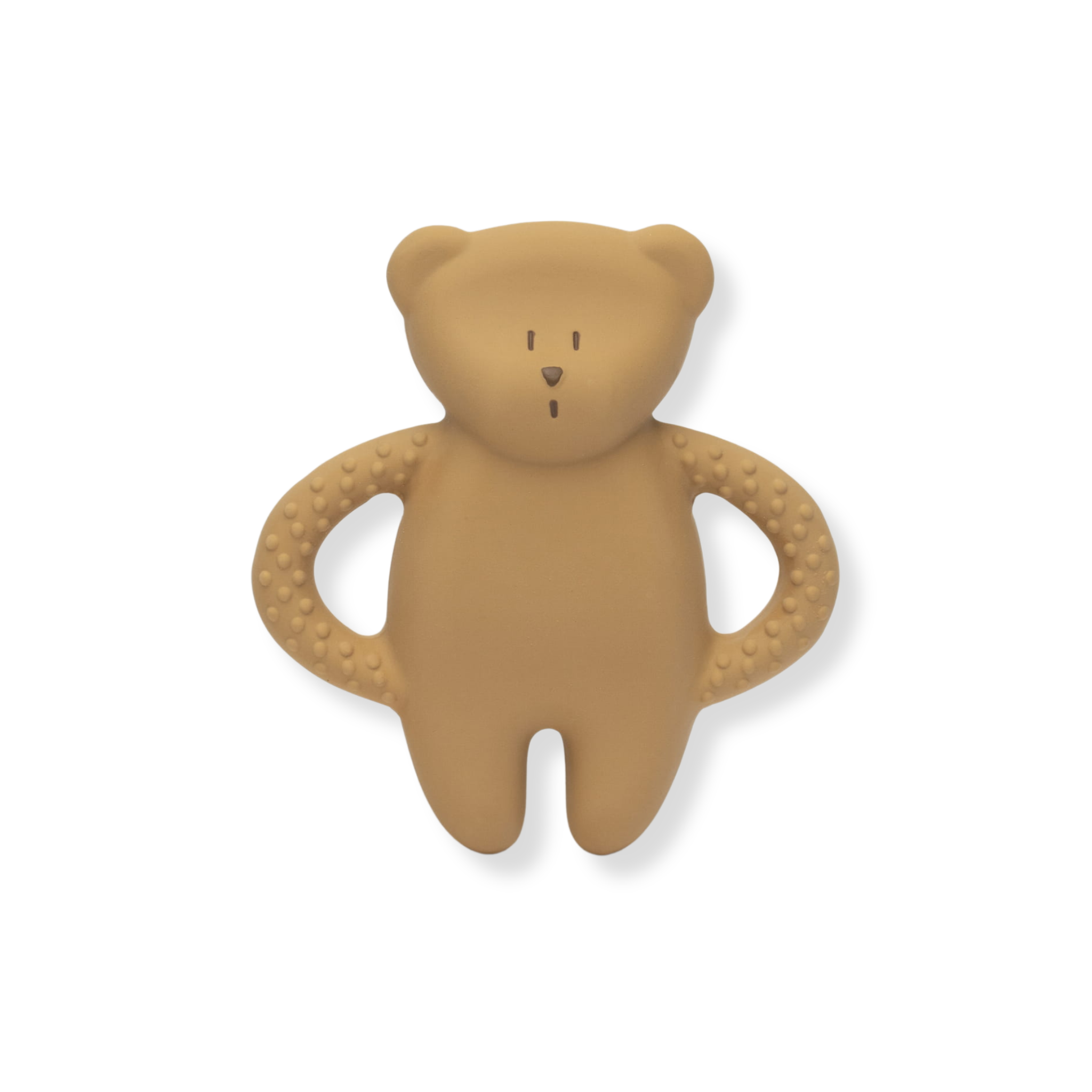Moonie Bitleksak Bear 100% naturgummi Cappuccino