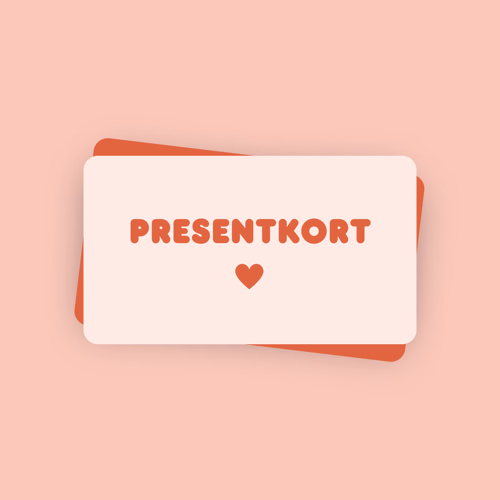 Digitalt presentkort, valbart värde