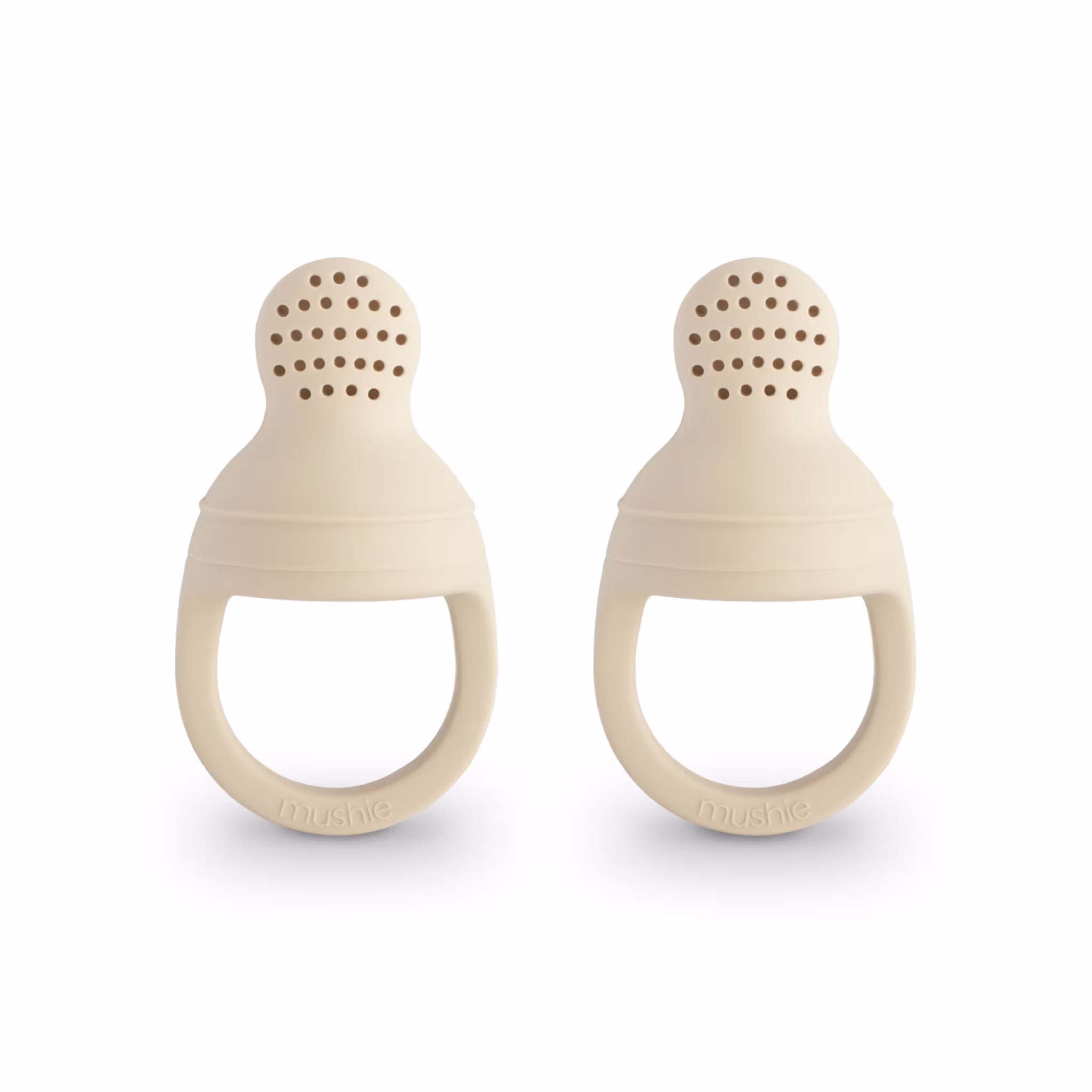 Mushie Smaknapp 2-pack Shifting Sand (6+ mån)