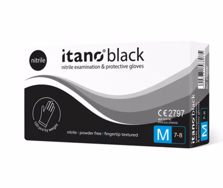 Nitrilhandske Itano Black 100-pack