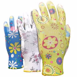 Trädgårdshandskar RGARDEN-PU MIX färg 3-pack