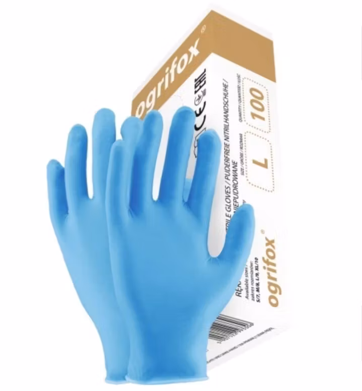 Nitrilhandske Ogrifox Blå 100-pack