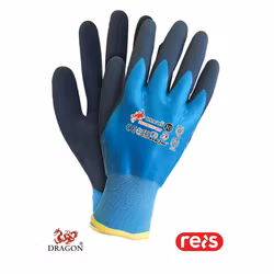 Heldoppade vinterfodrade skyddshandskar 6-pack