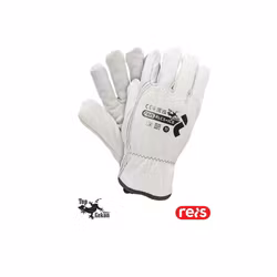 Värmefodrade skyddshandskar i getskinn