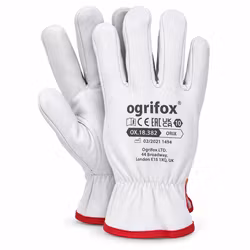 Arbetshandskar i getskinn Ogrifox DRIX – 12-pack