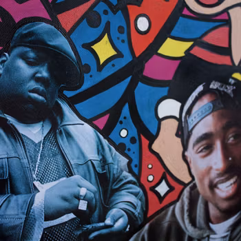 BIGGIE AND TUPAC (Såld)