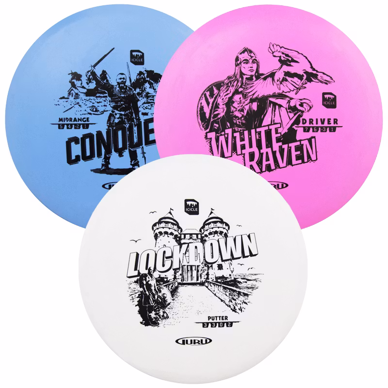 Icicle Disc Golf Starter Set fra GolfKongen