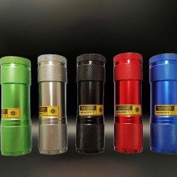UV Mini 9 LED Lommelykt