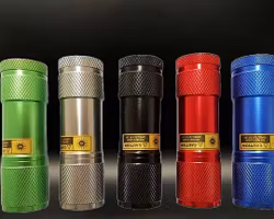 UV Mini 9 LED Lommelykt