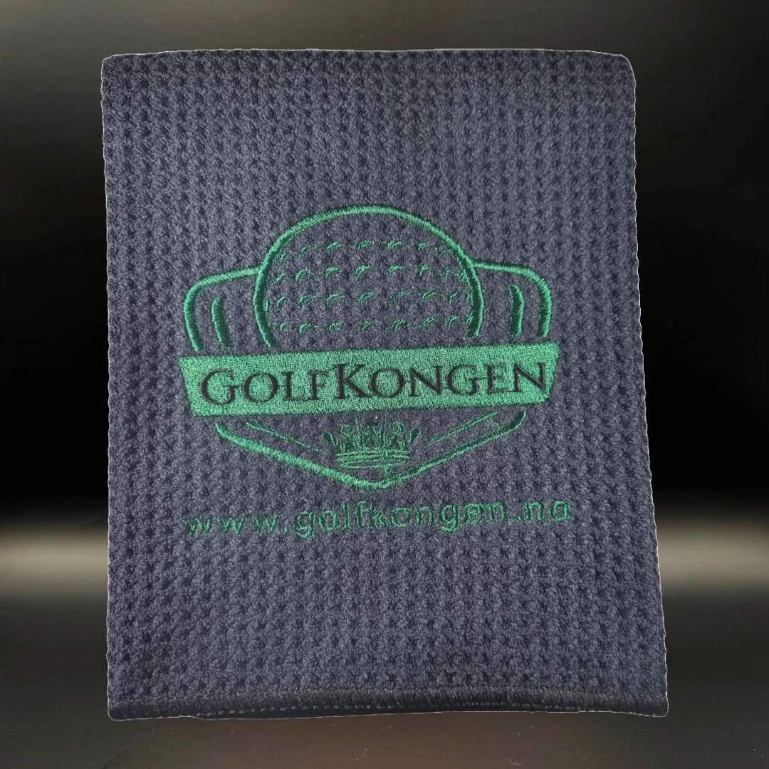 GolfKonges håndkle med karabinkrok