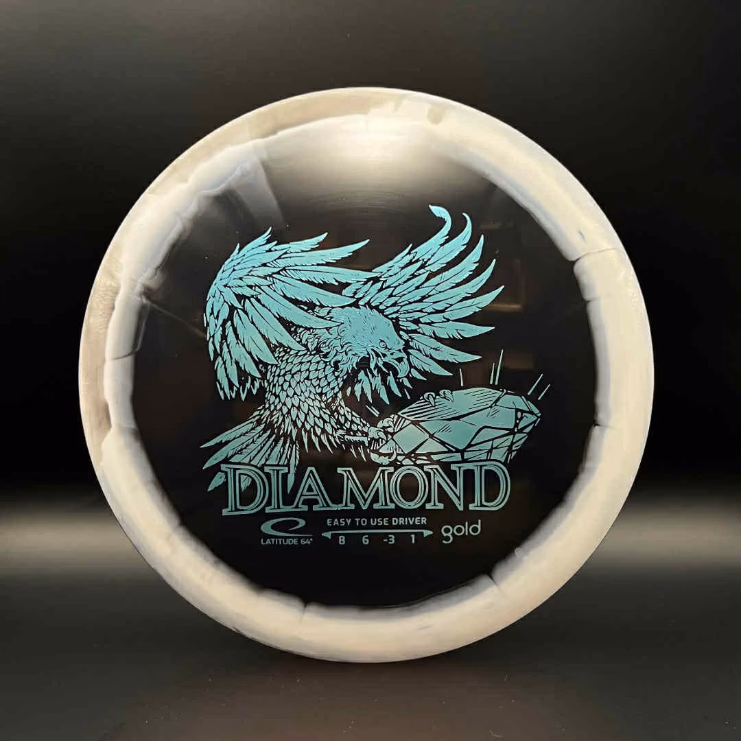 Gold Orbit Diamond - Inverted stamp