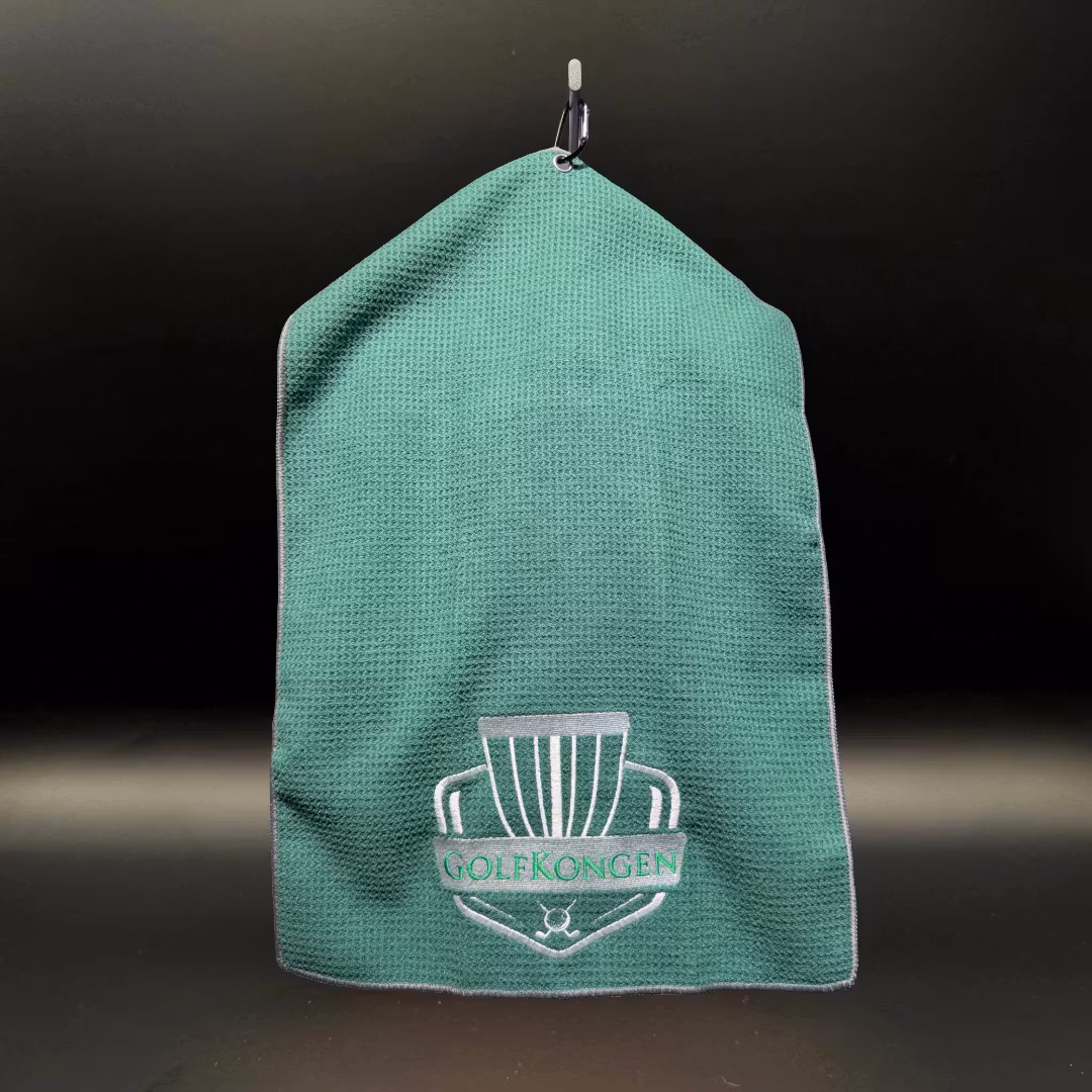 GolfKonges Microfiber-håndkle m/ karabin krok