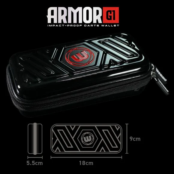 Winmau Armor G1 Black Dart Wallet Case