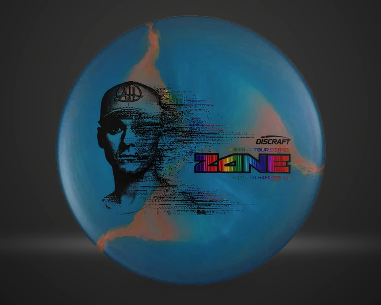 Ti Big Z Zone Adam Hammes 2026 putter i assortert farge, vist forfra på mørk produktbakgrunn